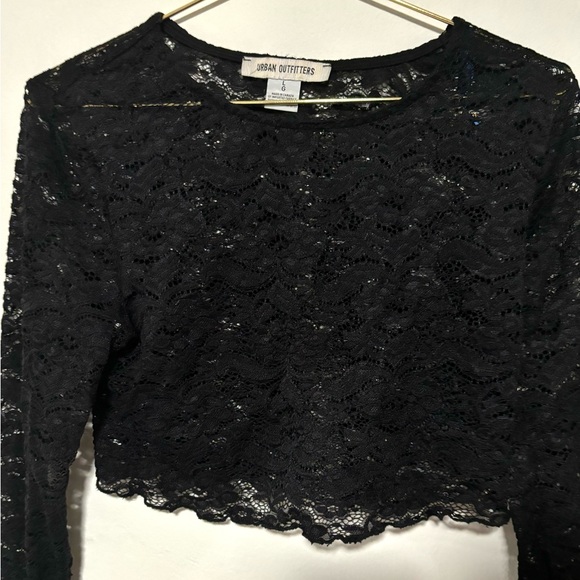 Laced long sleeve black top 🖤 - Picture 1 of 3